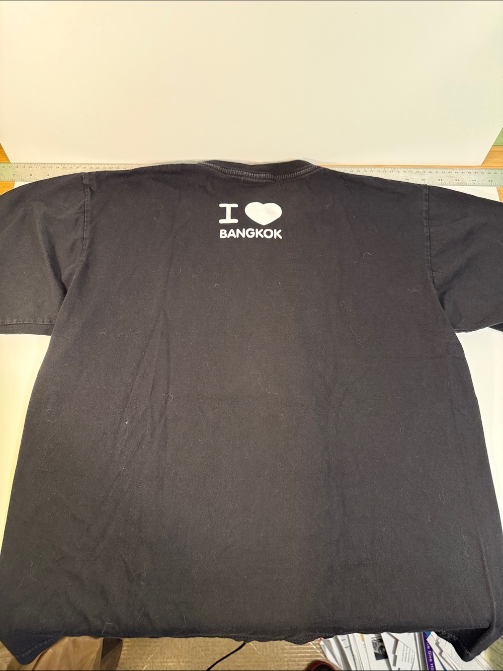 I ♥ Bangkok Graphic Tee - Black with Red & White Print - Picture 7 of 7